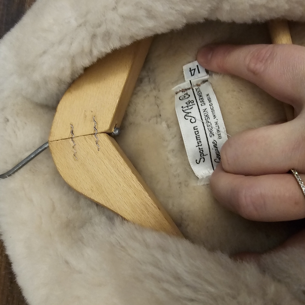 Genuine shirling vintage coat - Picture 6 of 14